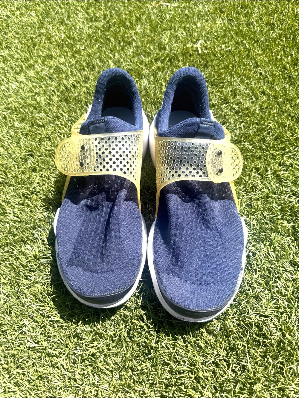 Nike Sock Dart Midnight Blue Slip-On Running Shoes -Size 10 - Picture 6 of 7